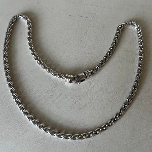 DAVID YURMAN Sterling Silver 16" Wheat Chain Necklace